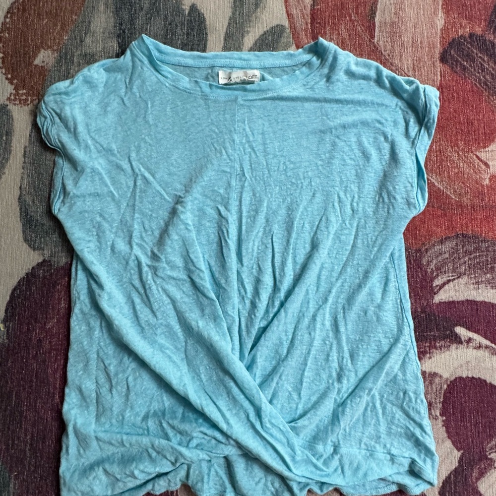 Women's Light Blue Casual Top
